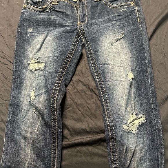 Premier Faded Indigo Skinny Jeans - Picture 5 of 5